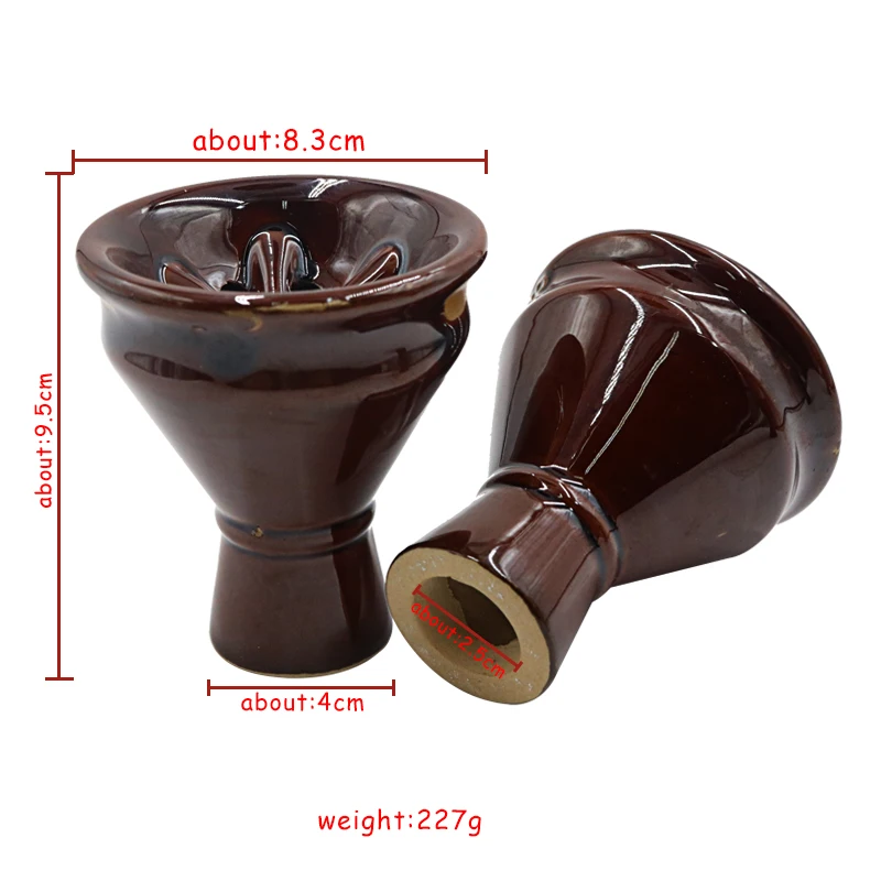 SY 1PC Ceramic Tobacco Bowl For Shisha Hookah Chicha Narguile Charcoal Holder Accessories Sheesha Smoking Accessories Cachimbas