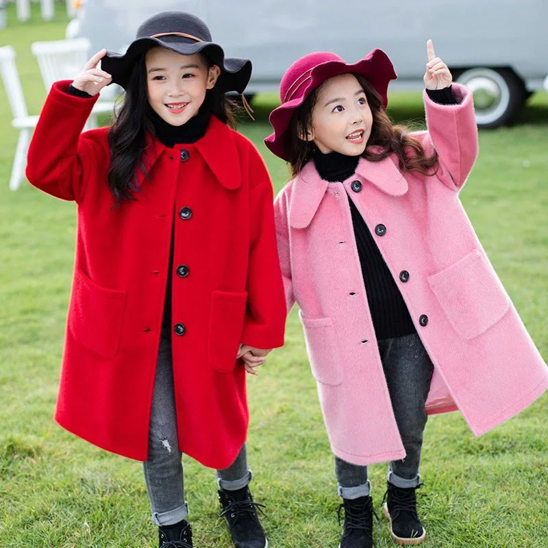 Girls Coat Jacket Winter Cotton Windbreak 2023 New Arrive Warm Thicken Teenagers High Quality Children's Clothing