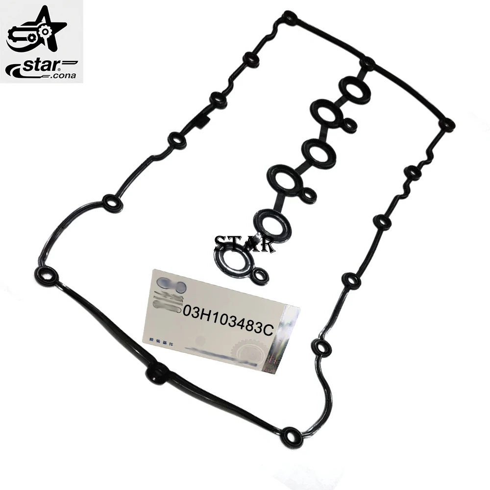 

1-10 pcs 03H103483C 03H103483E 03H-103-483-E 03H-103-483-C Engine Valve Cover Gasket For 3.6L Porschee Volkswagenn VWW Atlas CC