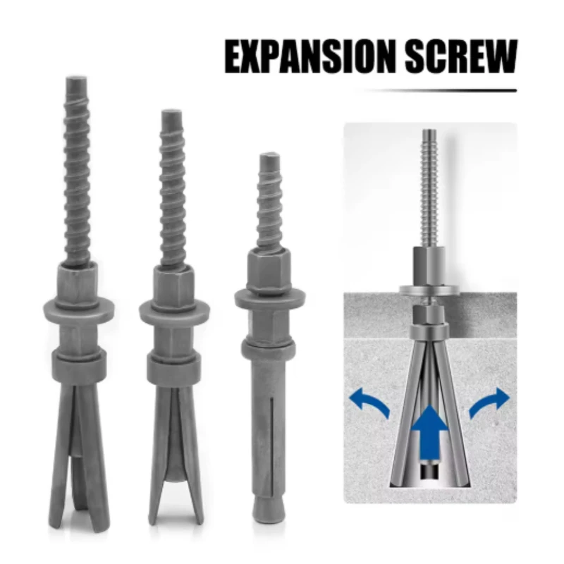 1pcs M16 Portable water drill screw bracket special expansion screw for fixing the base Reusable detachable expansion screws