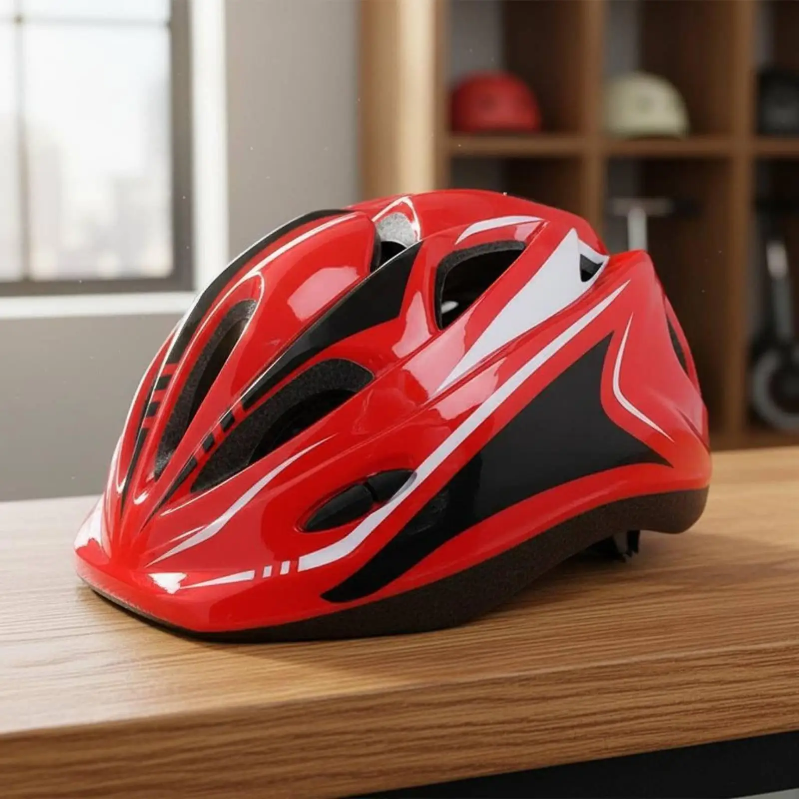 Children Sports Headgear Safety Helmet with Cooling Vents Adjustable Outdoor Protective for Kids Scooter and Bicycle Riding