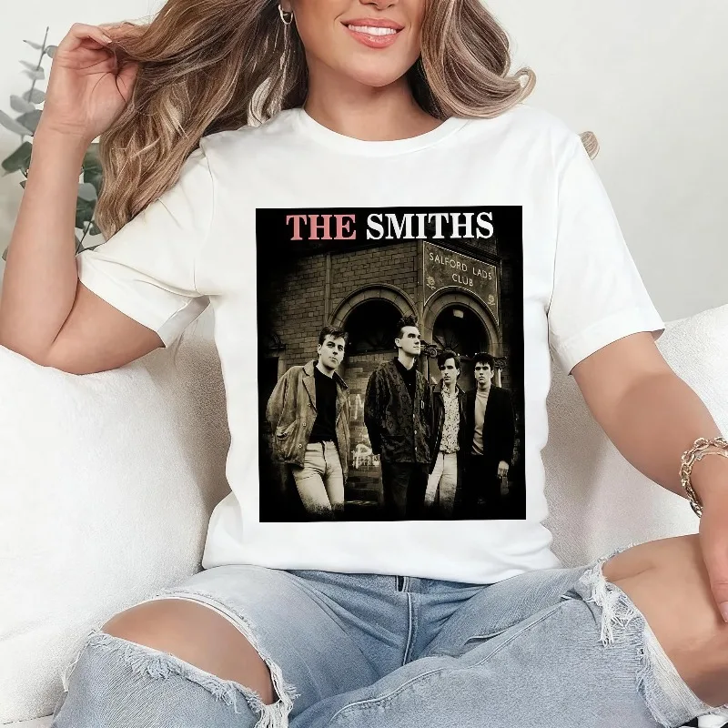 The Smiths Limited Edition T-shirt for Women, Suitable for All Seasons, Unisex Harajuku Style T-shirt