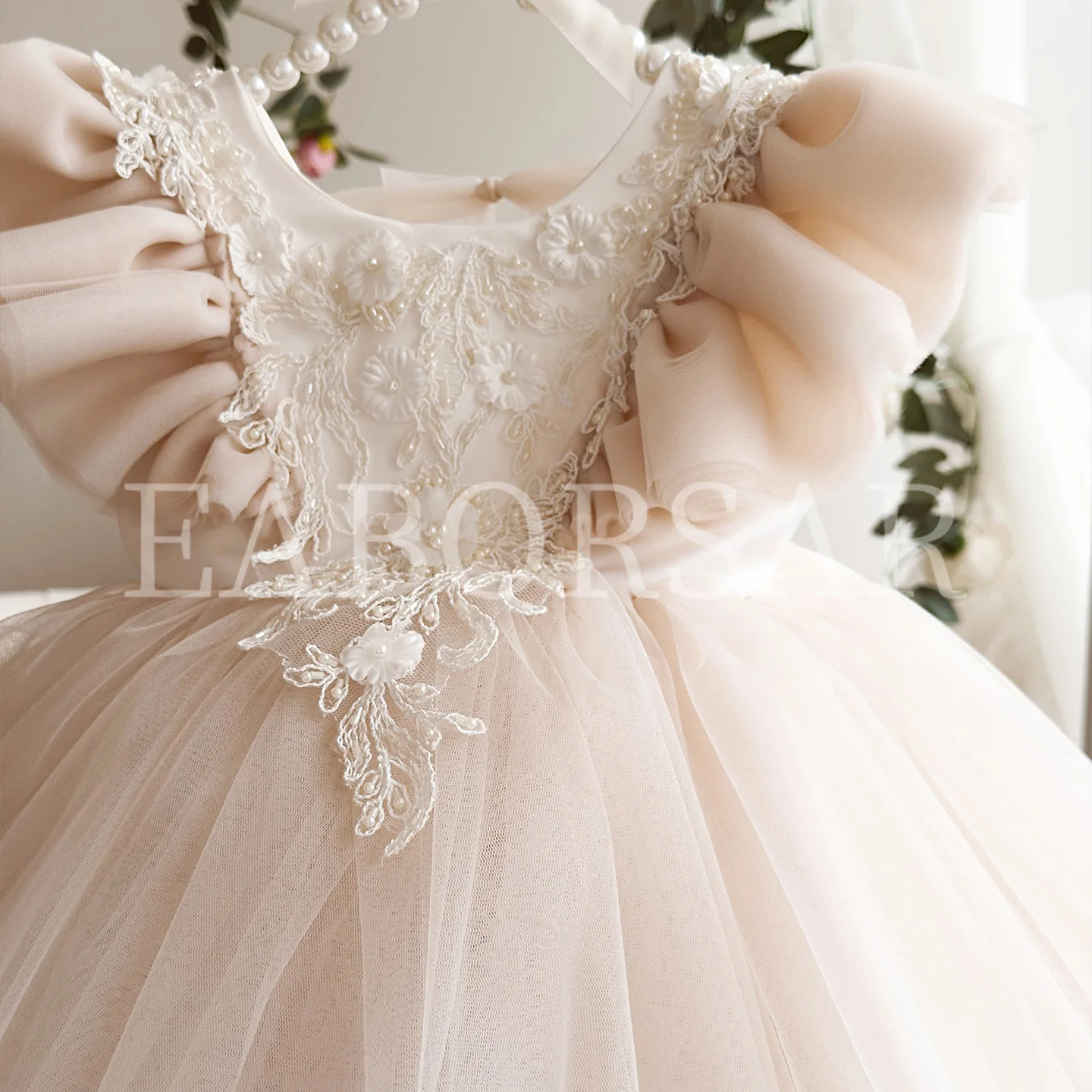 Girls' New Year's Dress 2026 New  Princess Dress Children's Birthday Christmas Dress Cross border