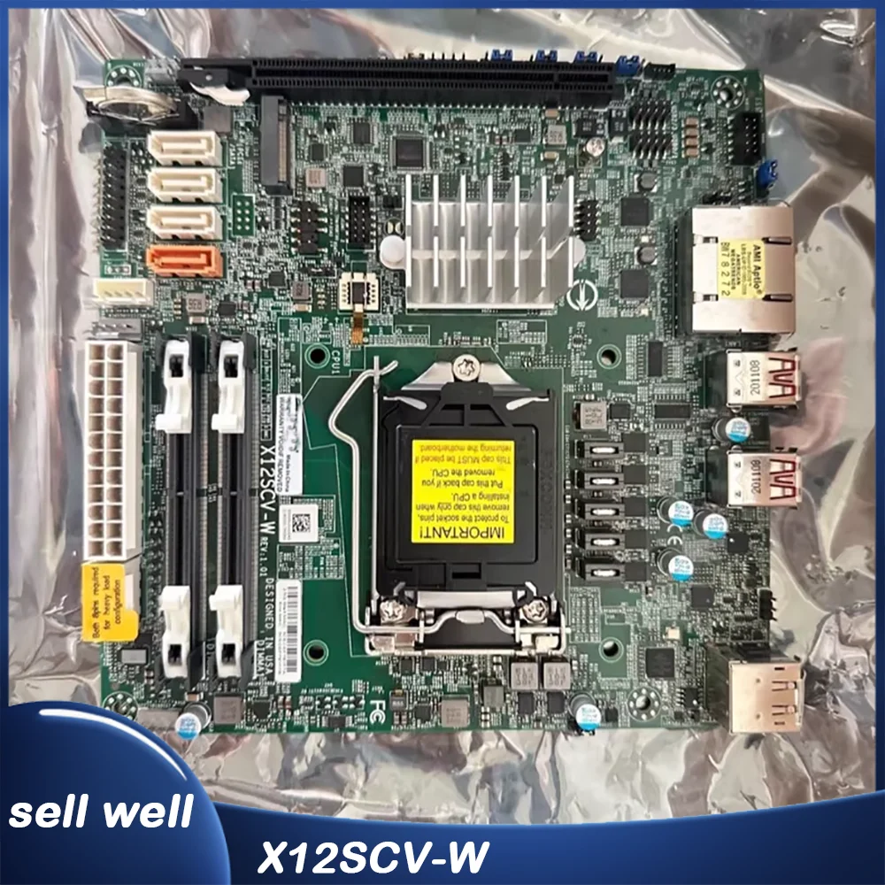

Для серверной материнской платы Super-micro поддерживает Core DDR4 M.2 X12SCV-W 10-го поколения.