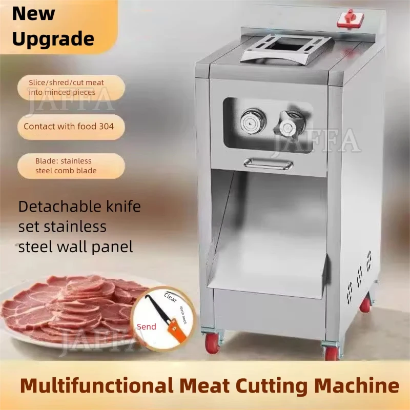 Commercial Electric Meat Slicer Machine Household Meat Grinder Automatic Fish Vegetable Cutter Fillet Shredded Cutter Slicer