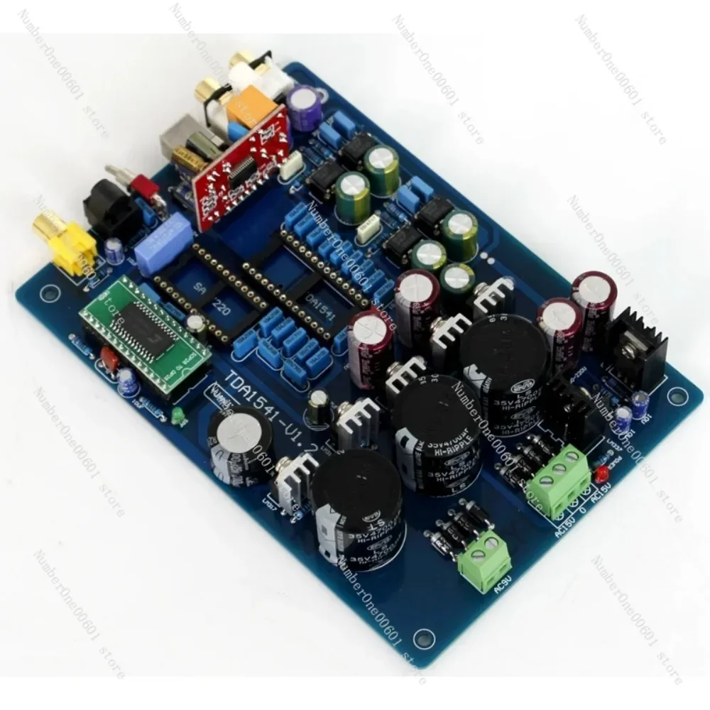 

CS8412+NE5534 Pre-amplifier board TDA1541 Optical Fiber Coaxial Decoder Board (Including USB, Excluding Tda1541 and Saa7220 IC)