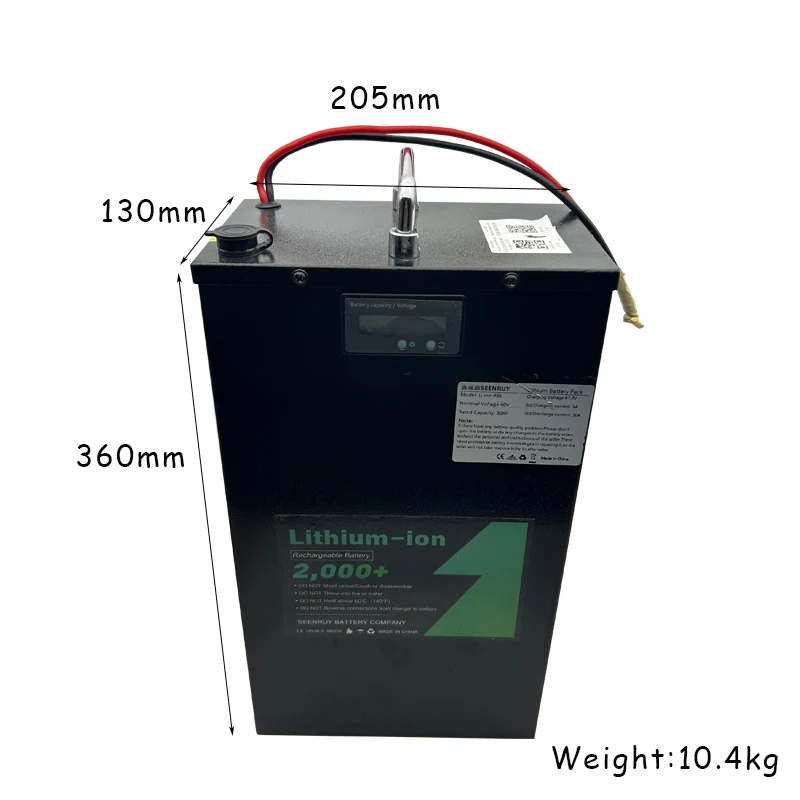 60v 30AH 40AH 50AH  Lithium Ion Battery Pack for Golf Car Electric Car