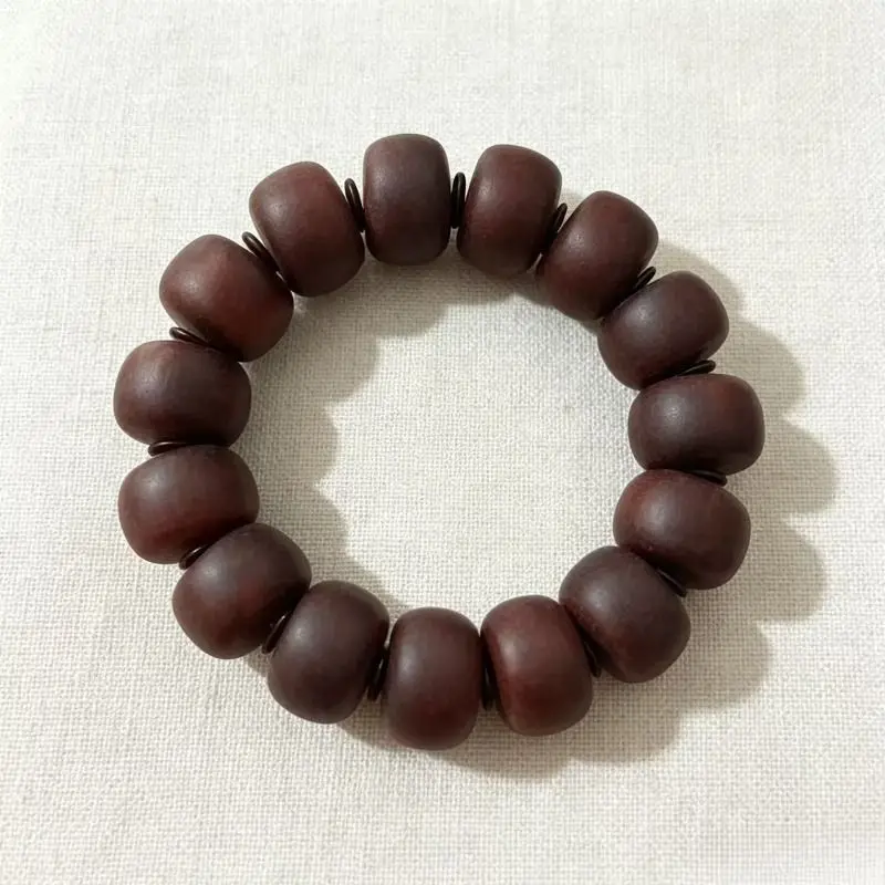 Retro Traditional Second Generation Amber Beeswax Single Ring Bracelet Handicrafts