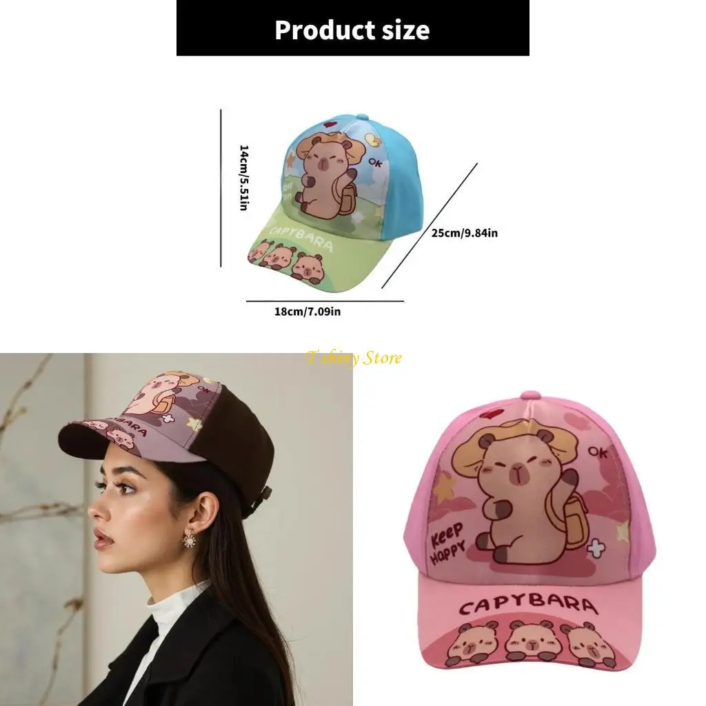 

N58F Breathable Polyester Baseball Hat Outdoor Sports Hat Stylish Streetwear Hat for Women and Men Day