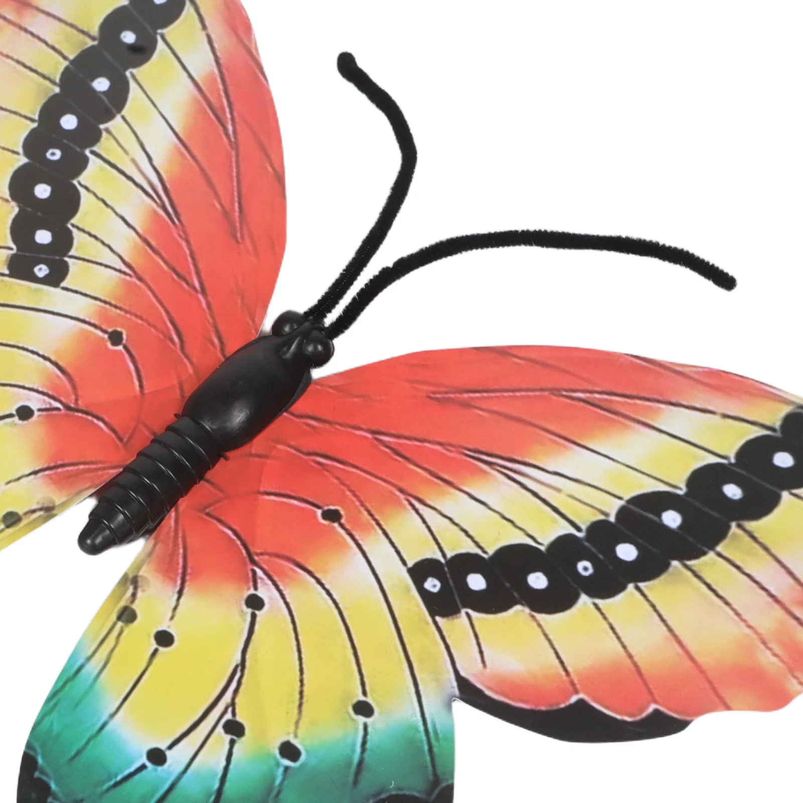 5Pcs Butterfly Dance Props Elegant 40cm Lightweight Kids Handheld Decorations Party Stage Performance Wedding Supplies