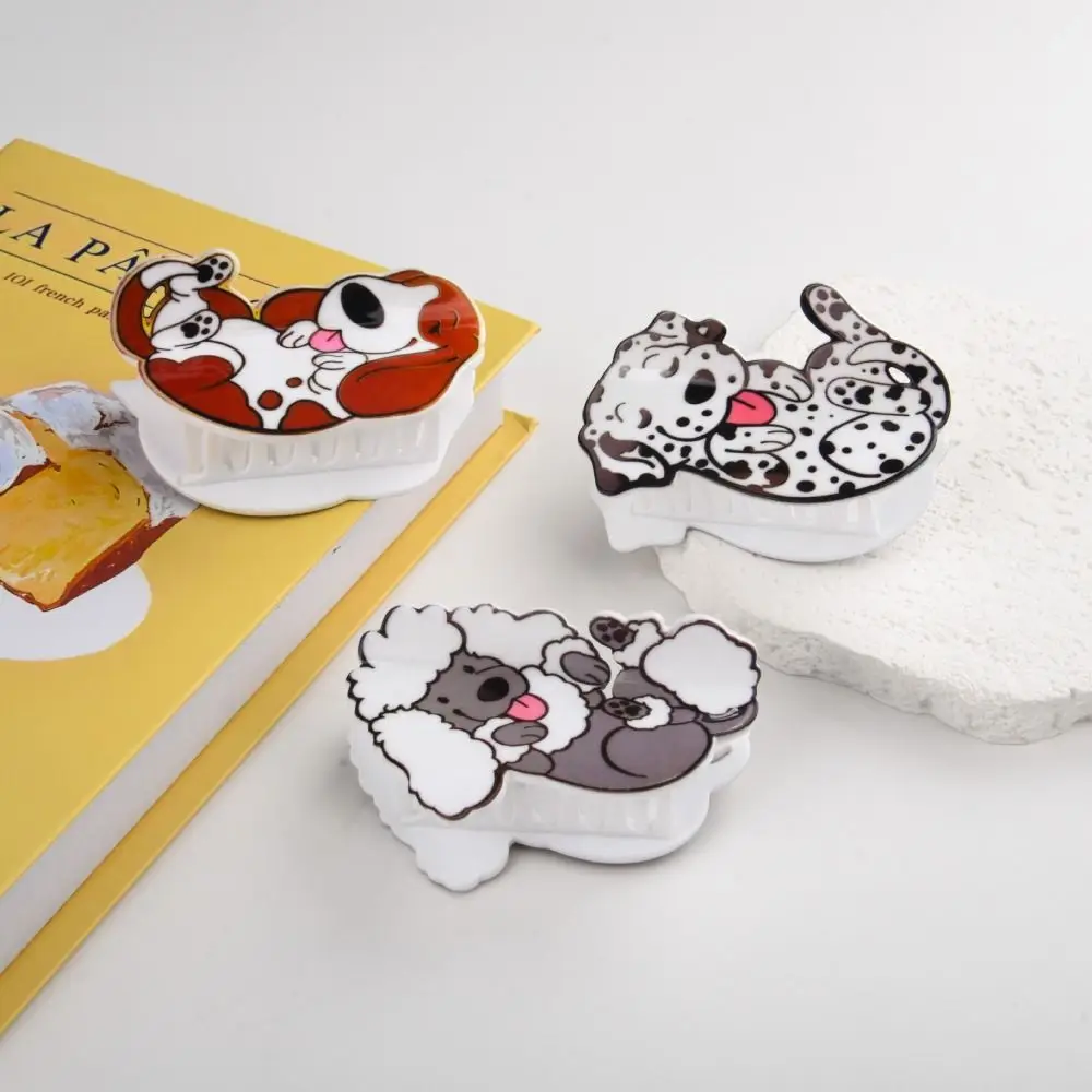 Fashion Pet Dog Cute Puppy Hair Grab Dalmatian Poodle Animal Cartoon Hair Claw Geometry Headwear Acrylic Shark Clip Female