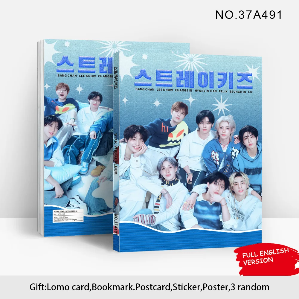 

New 80p brochure STRAYKIDS STAY in Our Little House celebrity photo collection SKZOO peripheral celebrity photos