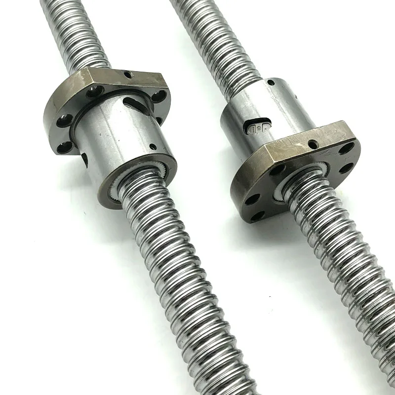 1Pc 20mm Ball Screw Rolled C7 Ballscrew 2005 SFU2005 1500mm BK15 BF15 End Processing+1  SFU2005 Metal Deflector Nut