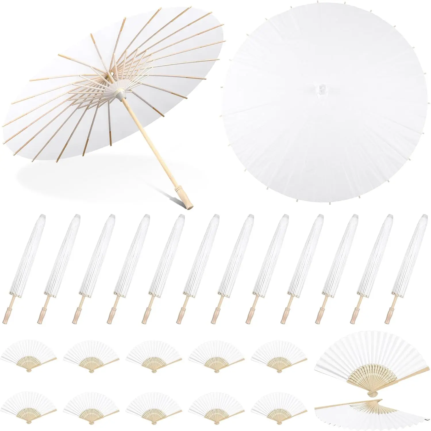 

Набор из 8-50 бумажных зонтов-вееров для свадьбы, вечеринки, подарков на выписку - уличный зонт-парасоль в подарок