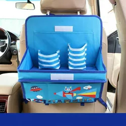 Car Backsat Organizer With Tablet Holder For Kids Cartoon Auto Seat Back Storage Bag Cute Dining Table Cup Pockets Tissue Box