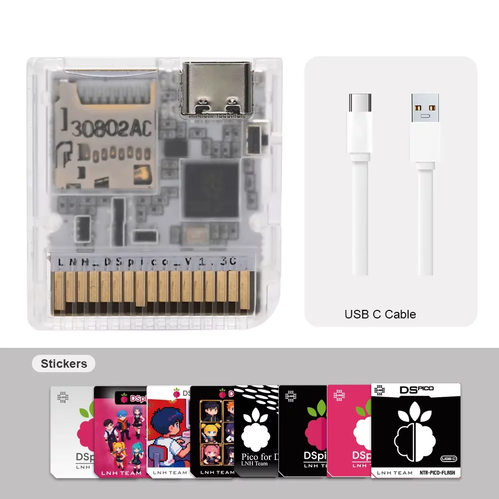 Chiscart DSpico USB C Version Game Cartridge For NDS NDSL DSi 3DS Consoles image 3