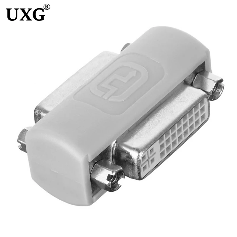 DVI to DVI Adapter Female to Female Converter DVI-I (24+5) Female to Female Mini Gender Changer for DVI Cable Extension