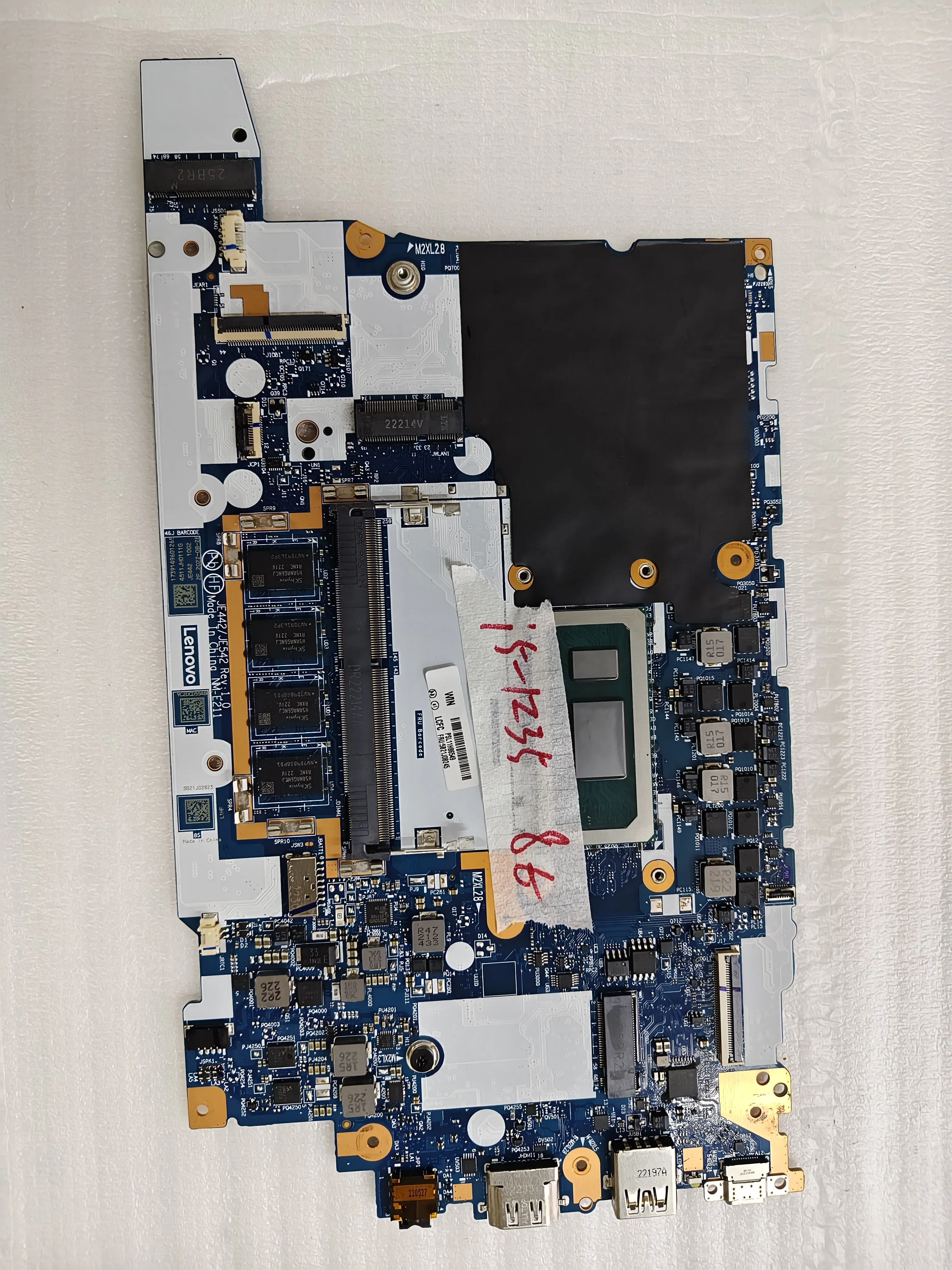 

NM-E211 Mainboard for Lenovo E14 E15 Gen 4 Laptop Motherboard NM-E211 with I5-12TH CPU RAM: 8GB 100% Fully Tested
