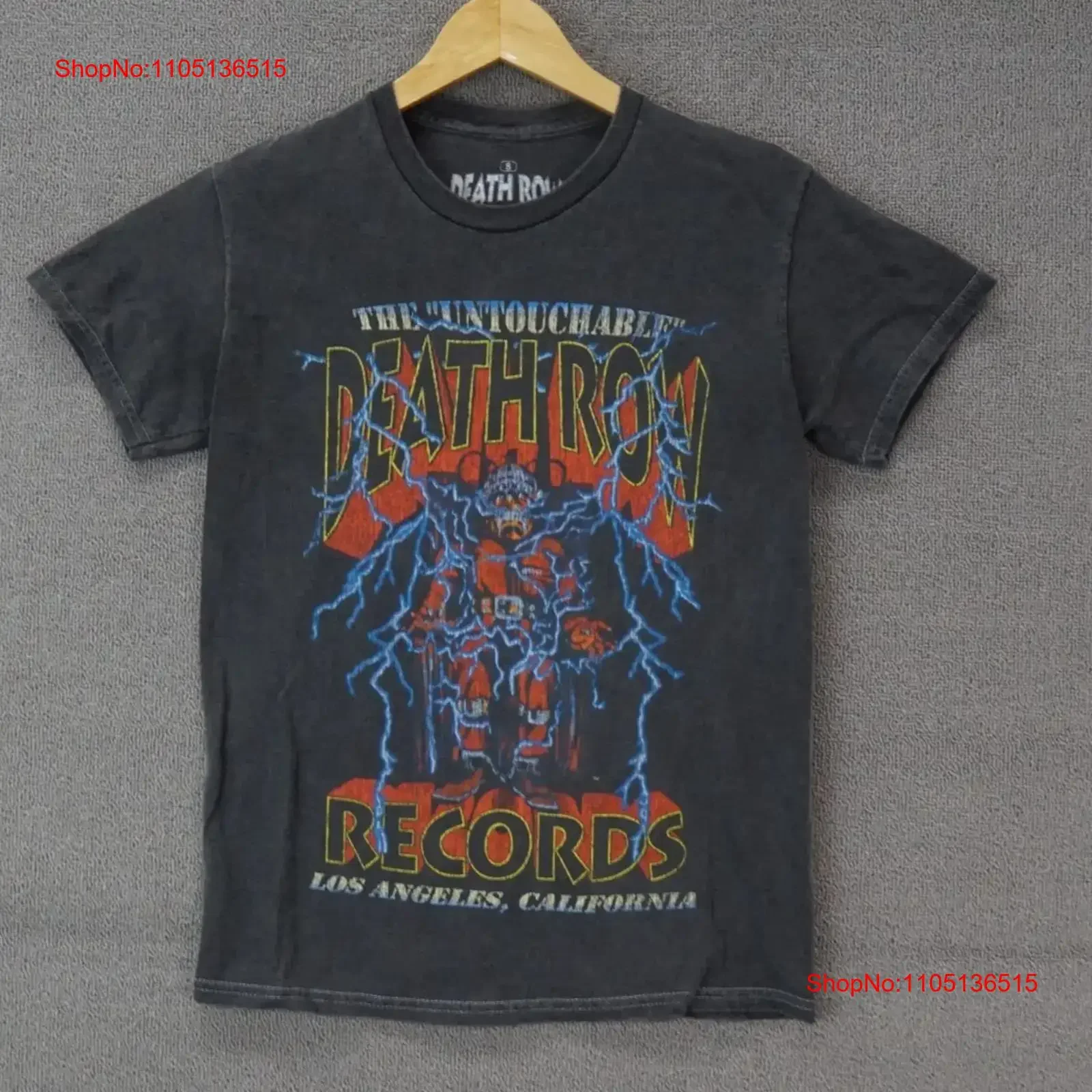 Death Row Records The Untouchable футболка мужская маленькая музыка винтажная стираная уличная одежда homme удобная слегка повседневная