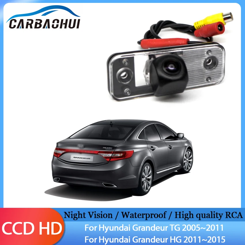 

HD 1280*720 Fisheye Rear View Camera Car Vehicle Reverse Parking Accessories Night Vision Waterproof For Hyundai Grandeur TG HG