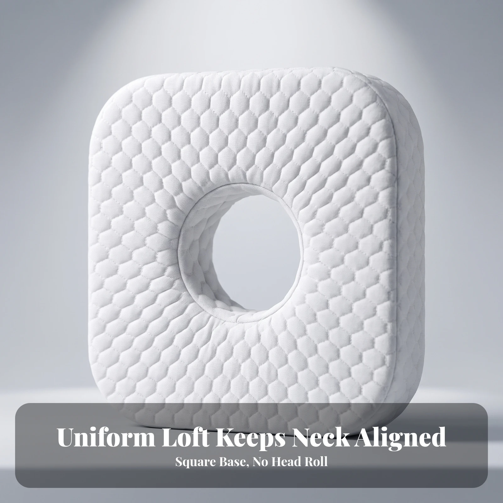 Memory Foam Ear Pillow Ergonomic Ear Pillow with Hole Bedding Soft Breathable for Side Sleepers