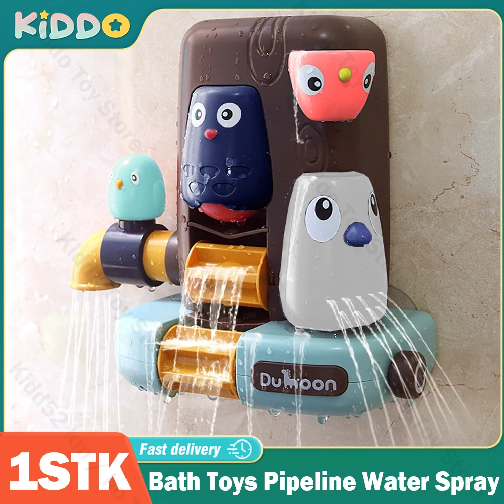 Bath Toys Pipeline Water Spray Shower Game Elephant Bath Baby Toy for Children Swimming Bathroom Bathing Shower Kids Toy Gifts