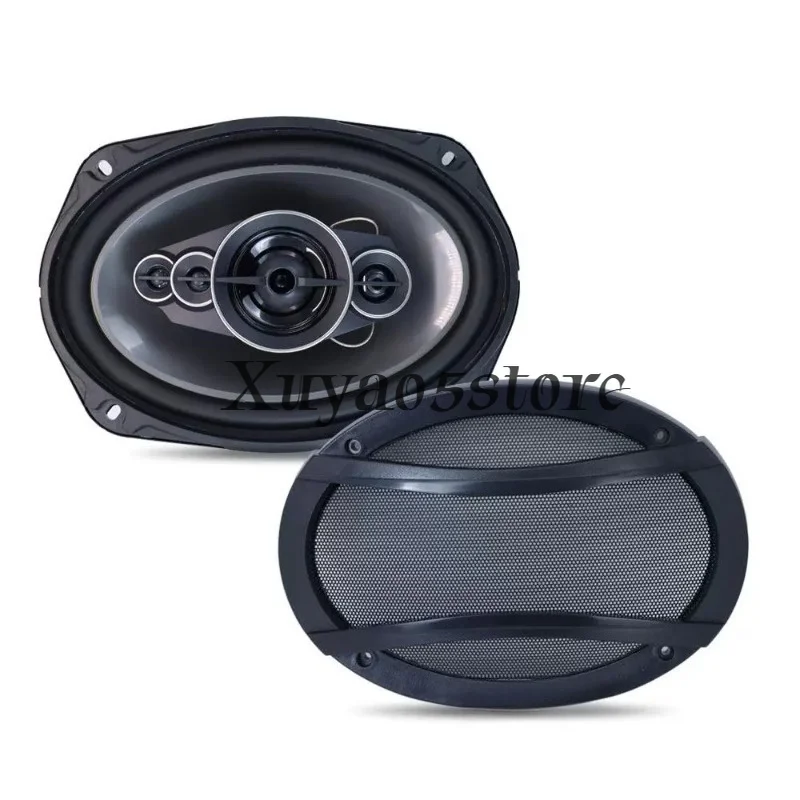 2pcs 6*9 Inch HiFi Coaxial Car Speakers Vehicle Door Auto Audio Music Stereo Full Range Frequency Automotive Speakers