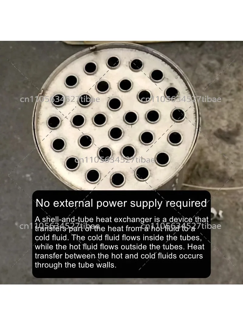 3T Stainless Steel Tube Shell Heat Exchanger for Swimming Pool Hot and Cold Water Cooling, Pool Equipment