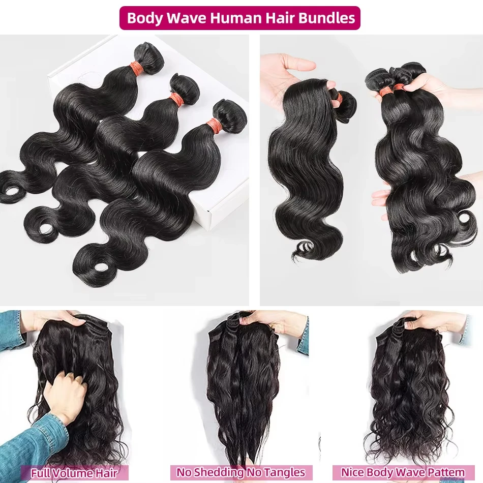 Пучки бирманских вьющихся волос 32 42 дюйма Объемная волна Пучок человеческих волос 2/3/4 шт. Натуральное водное плетение Необработанные черные волосы Remy