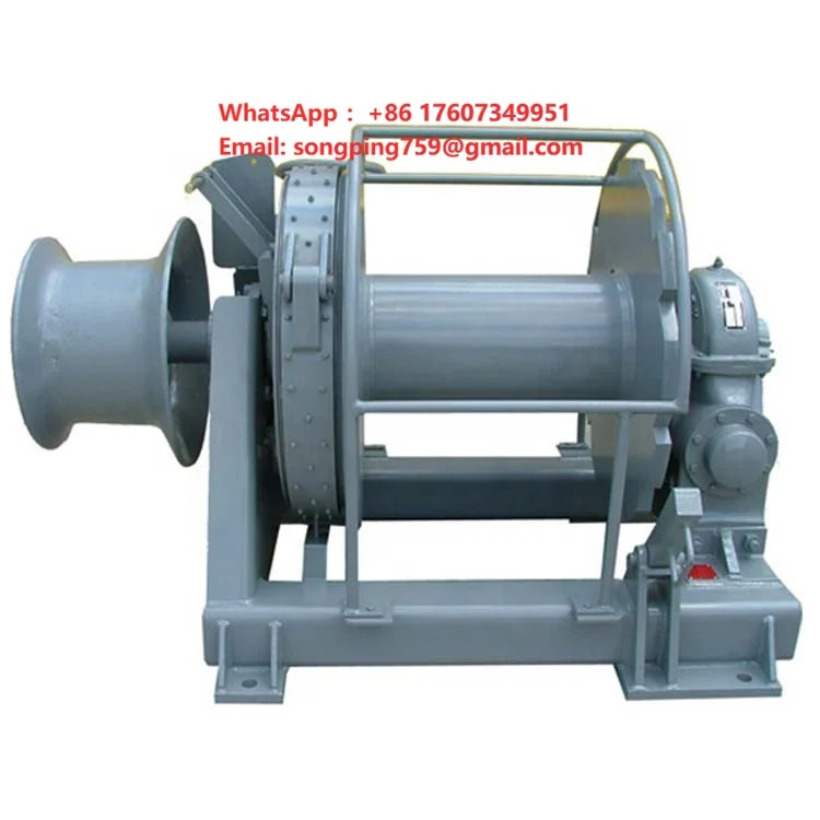 High Quality SGY Brand 600W 12V Electric Anchor Winch JM Model Mining Winch Wire Rope Boat Crane Mooring Winch 10-650KN Capacity