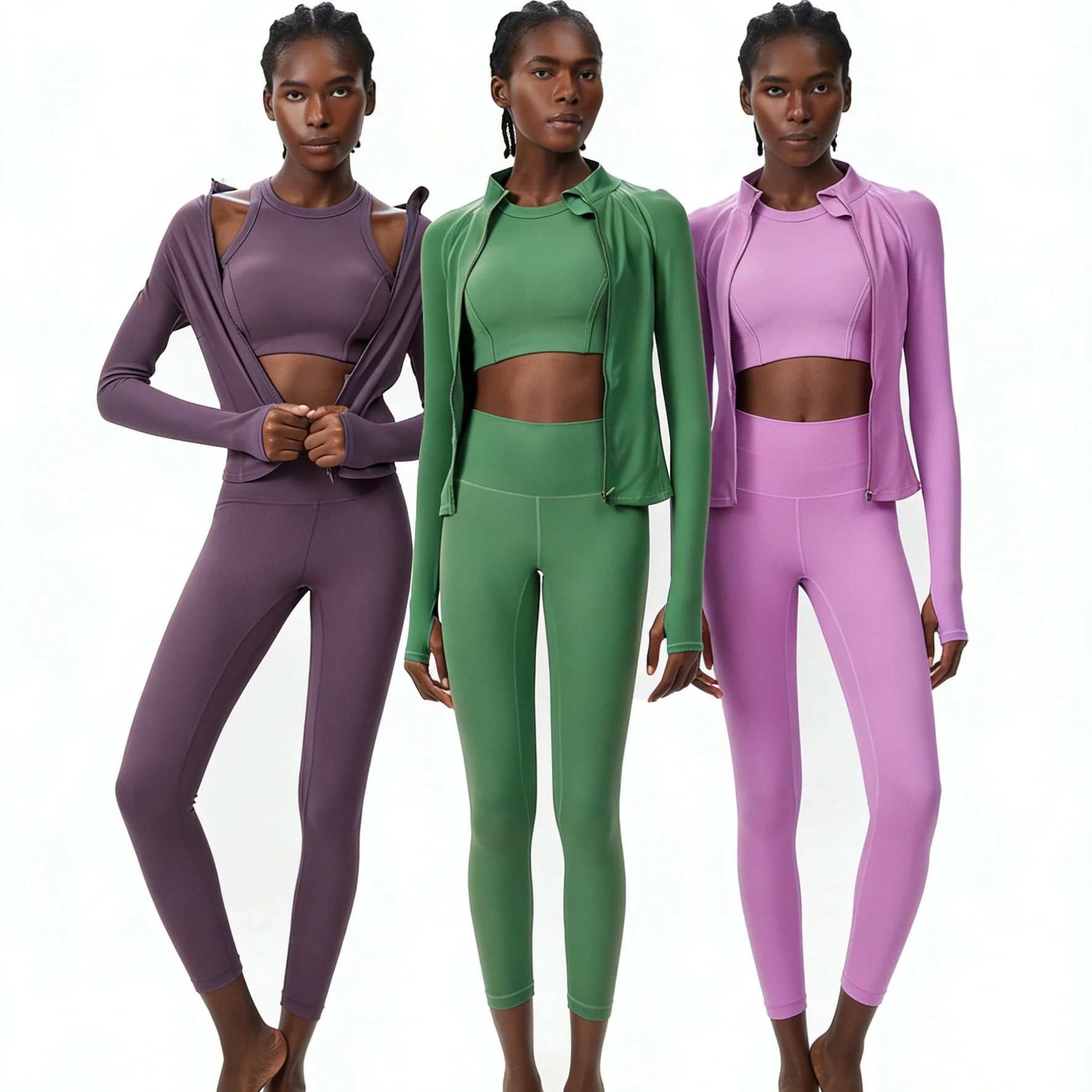 3 Pieces Set Beauty Back High - огляд і ціна Running Gear Women