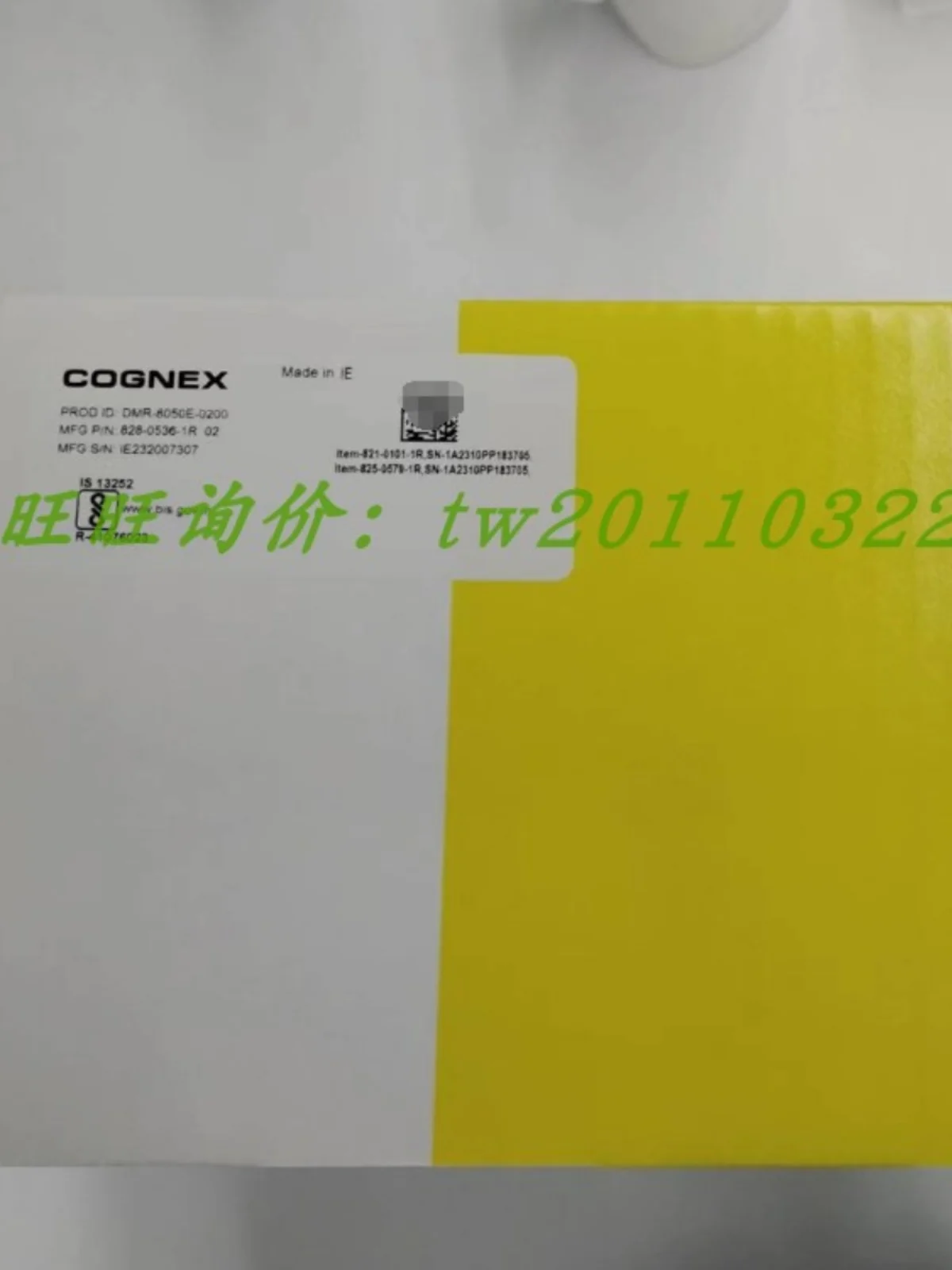 [Cuidado genuino] DMR-8050E-0200 Lector de códigos Cognex, pistola de escaneo de códigos, nuevo