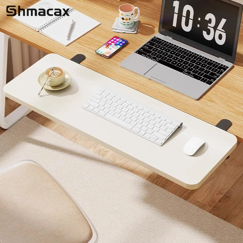 Non-punching Desktop Extending Board Foldable Office Computer Working Extension Table Lengthening Desk For Keyboard Mouse