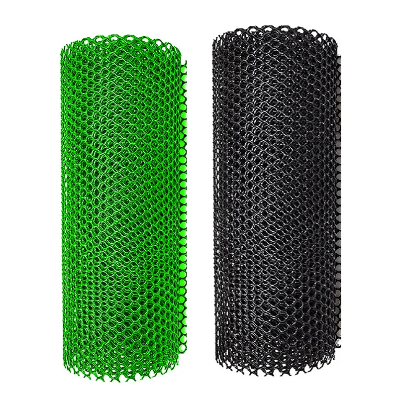 Heavy-Duty Plastic Chicken Black Wire Fence Mesh for Gardening, Barrier Netting, Poultry Dogs Rabbit Fencing