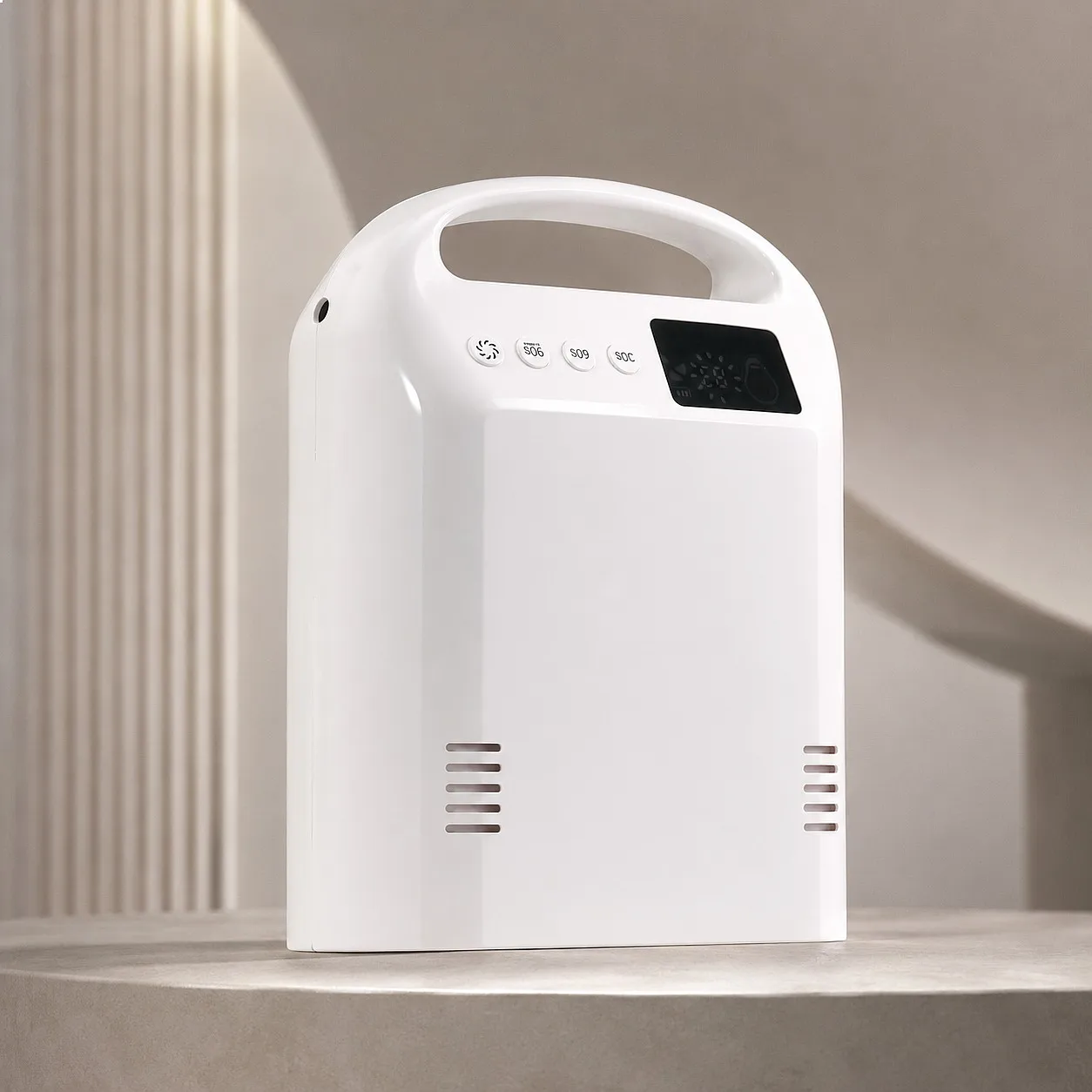 108W LED UV Nail Lamp with Built-in Cooling Fan Wireless Rechargeable Fast Curing Lamp Portable Salon & Home Use