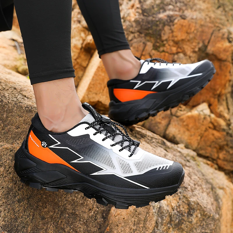 

Spring And Autumn Men'S Outdoor Sports Shoes Anti Slip And Wear-Resistant Walking Shoes Lightweight And Breathable Casual Shoes
