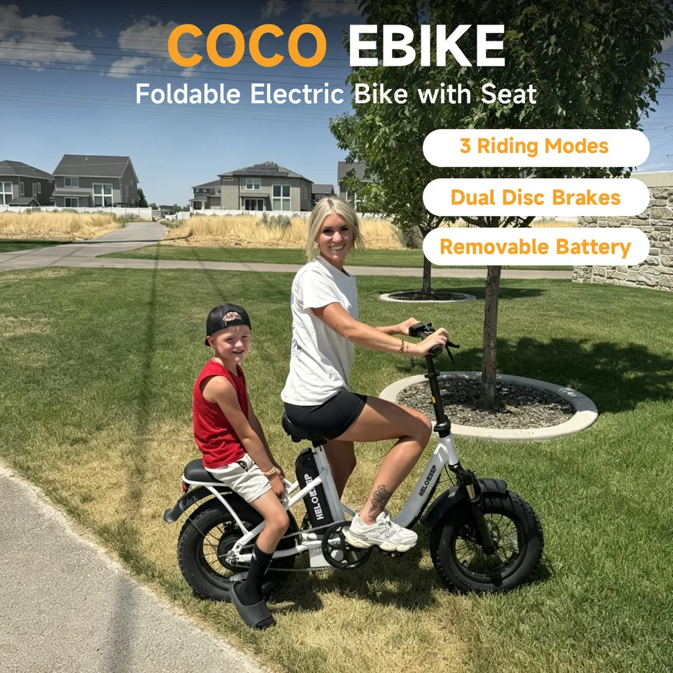 16'' Foldable Electric bike 48V 10A 20MPH ebike for Adults cheap ebike image 4