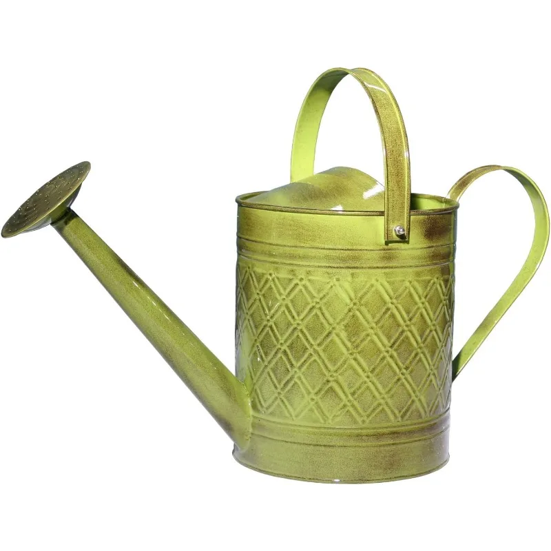 

MPT01500 Wexley Metal Watering Can, 2 gallon, Tansy Green,Watering Equipment,Watering Cans,NEW