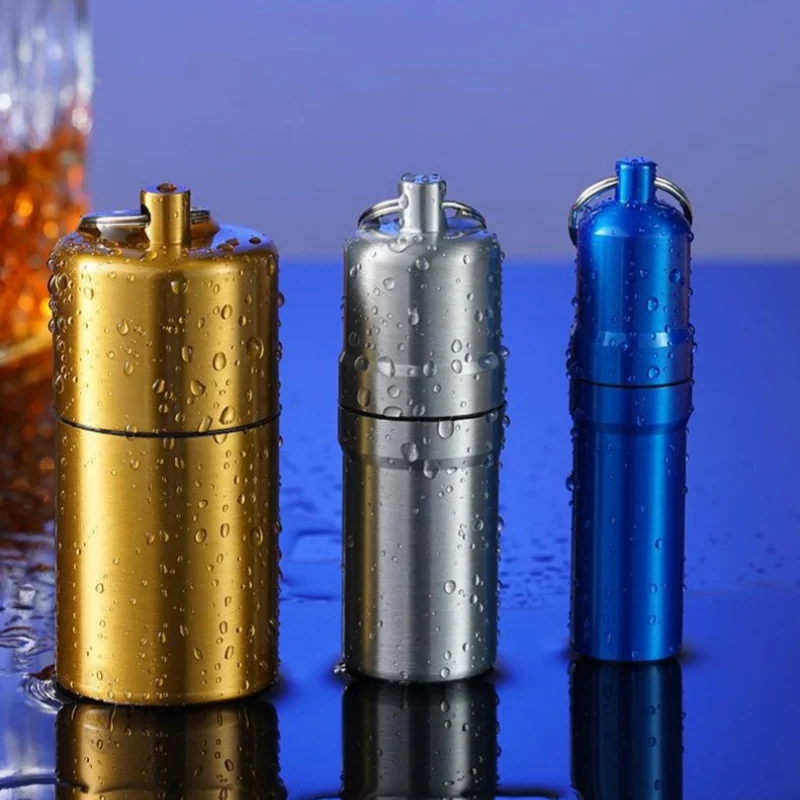 Aluminum Alloy Cigarette Box Portable Metal Storage Case 5/10/20 Cigarette Capacity Smoking Accessories
