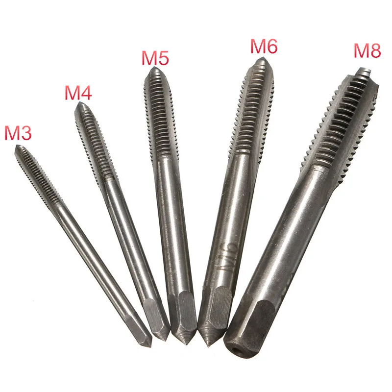 High Speed Steel Machine Use or Hand Tool Tap size M2, M2.5, M3, M5, M6 or M8