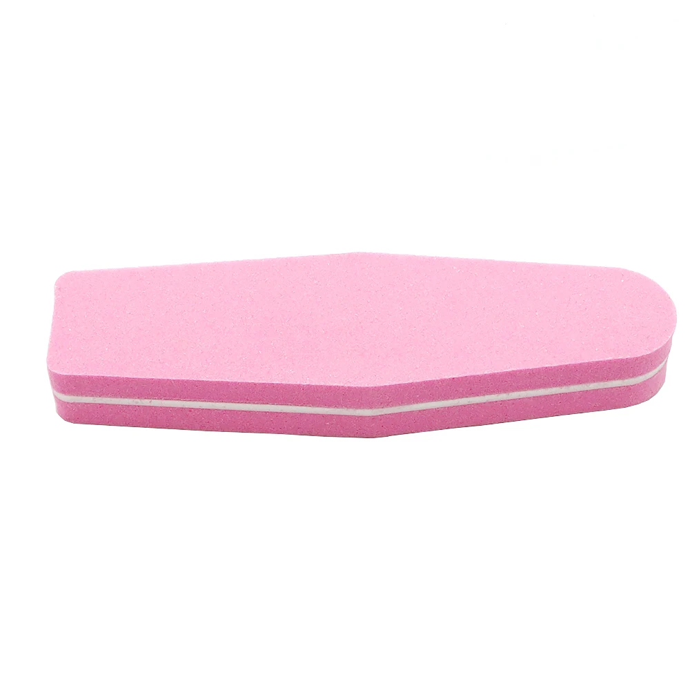 10/20/40Pcs Double Sided Nail Files Buffer Blocks 100/180 Grit Portable Washable Sanding Buff File Diamond Design Manicure Tools