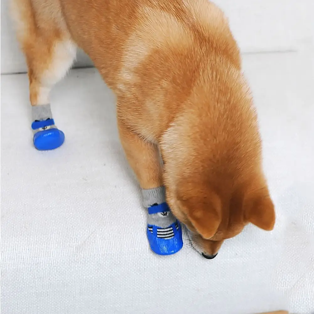 

Breathable Warm Puppy Outgoing Rain Boots Anti-Slip Pet socks Pet Booties Dogs Cats Footwear Pet Shoes