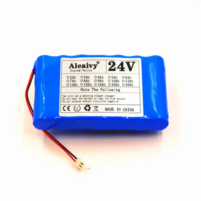 New 24v 7S1P 18650 Lithium Battery Pack 25.2V 3000mAh Rechargeable Battery for Small Motor Motors / LED Strip Protection