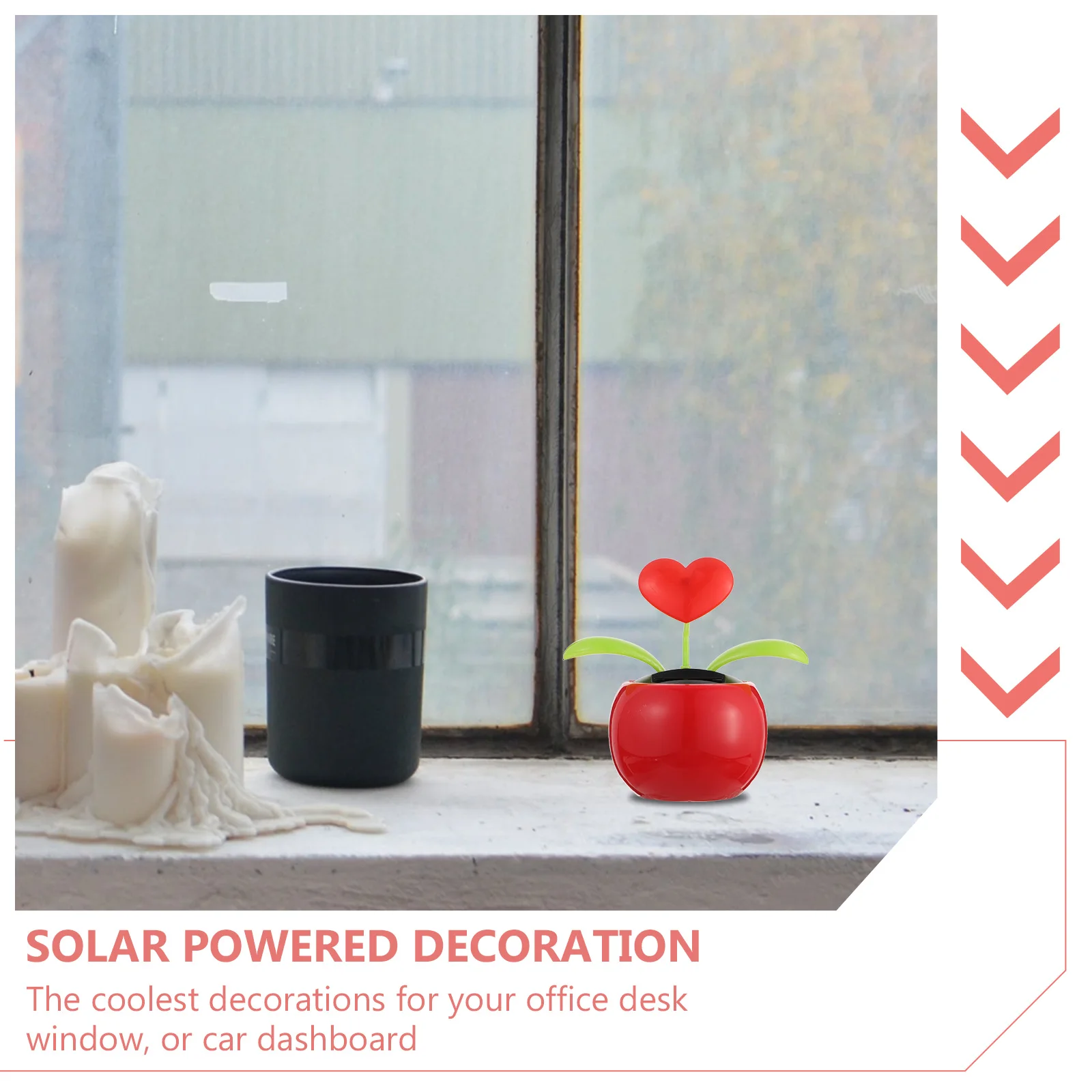 

2pcs Automatic Swing Car Ornaments Solar Powered Decoration ABS Material Dashboard Toys Plastic Office Home Car Decor