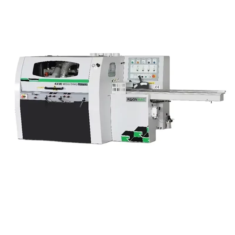 Reignmac Woodworking Planer Four Sided Moulder 380V 19.37kW Engine Motor Core Components 230mm Max Planing Width 1 Year