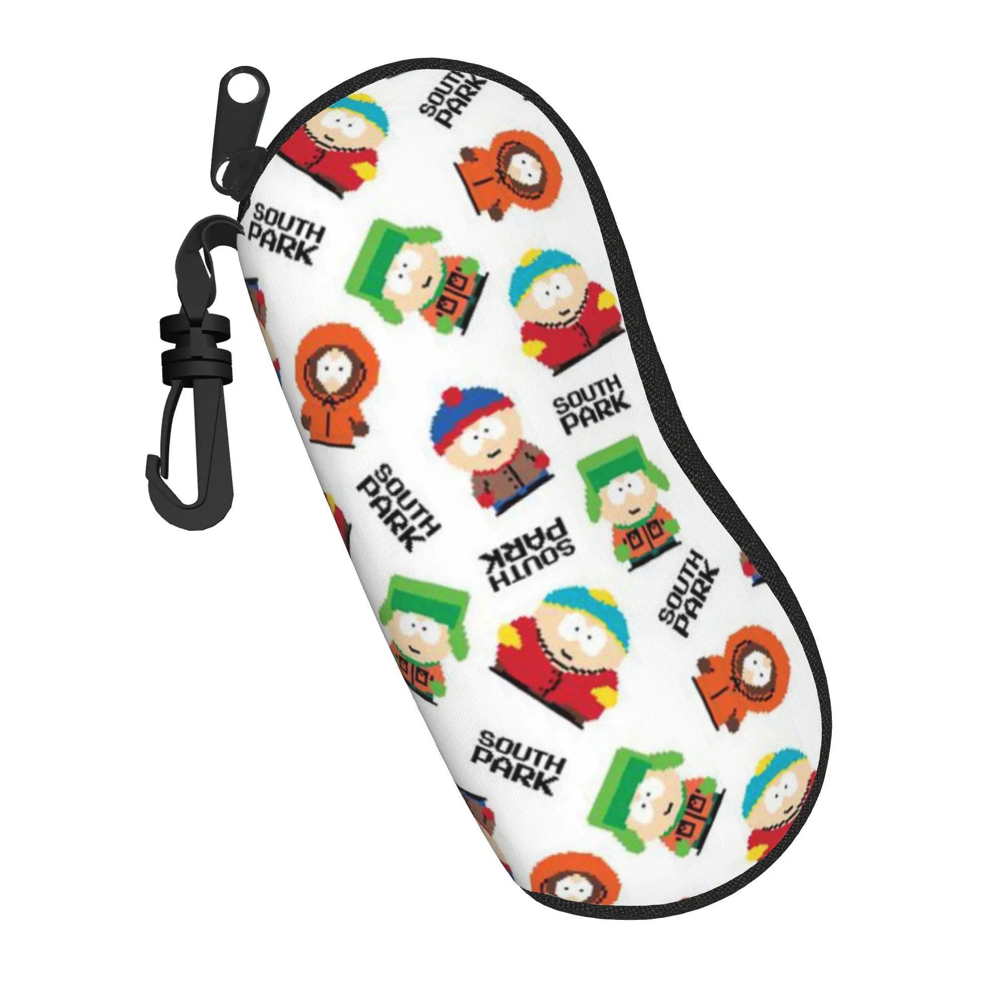 

Souths Parked Glasses Case Unisex Lightweight Zipper Eyewear Storage Box Small Sunglasses Box
