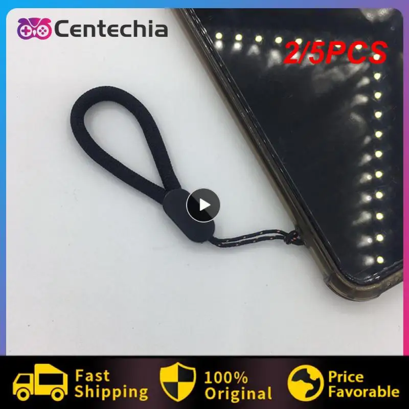 多機能で耐摩耗性の短いストラップ,キー,携帯電話,携帯電話ケースペンダント,IDカード,新品,2個,5個