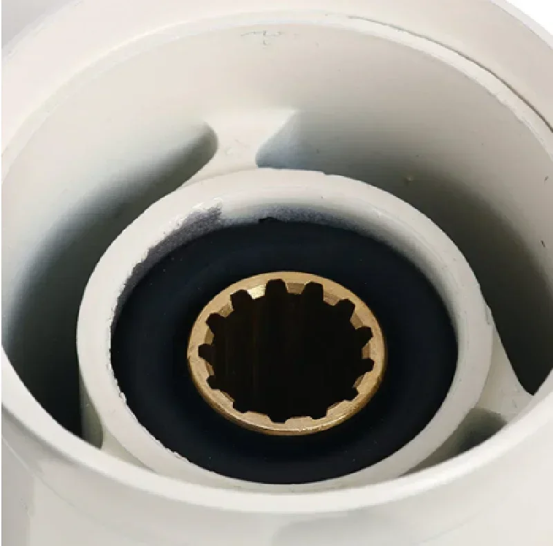 

663-45956-01-EL 12 1/4x9-G Boat Outboard Propeller For Yamaha Propeller 25-60HP Aluminum Alloy 3 Blades 13 Tooth Boat Propeller