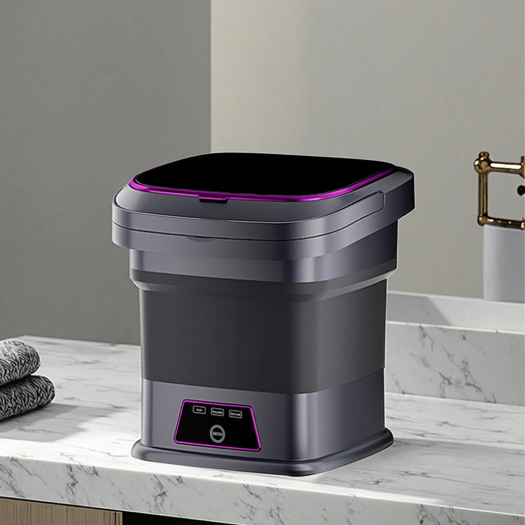 

13л дорожная портативная мини-складная стиральная машина, автоматическая маленькая бытовая стиральная машина и сушилка для нижнего белья, стиральная машина