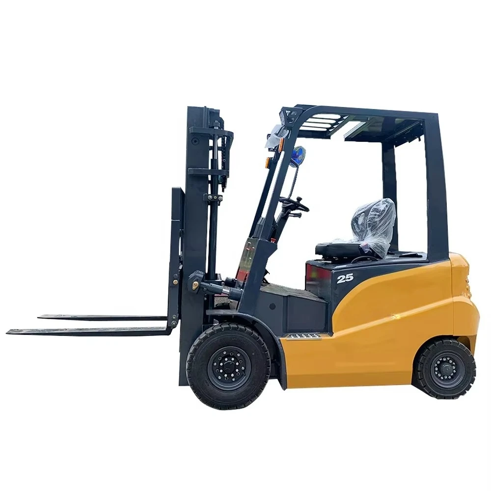 1.5 Ton 2T 3 Meters 3.5m Pallet Stacker Adjustable Lifting Forks Walking Stand on Type Electric Stacking Stacker Truck